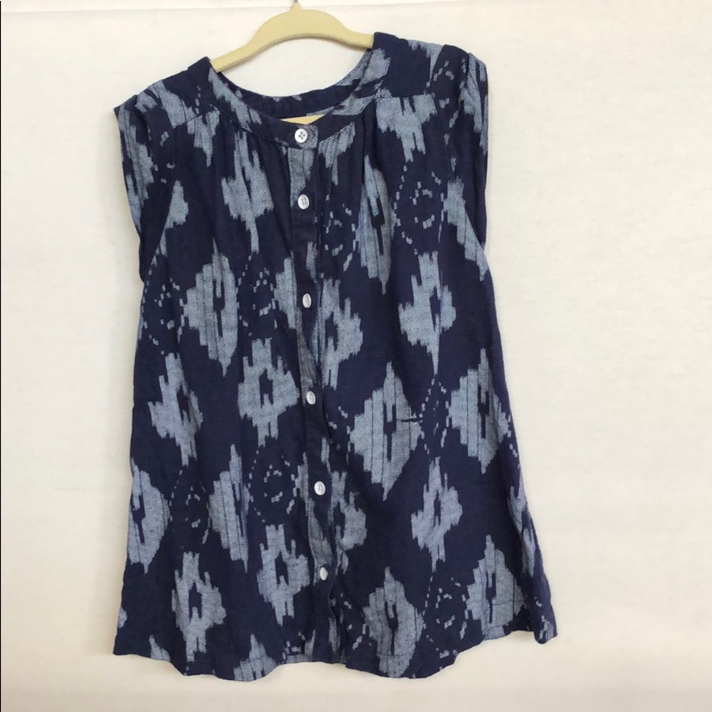 Ikat Navy Dress